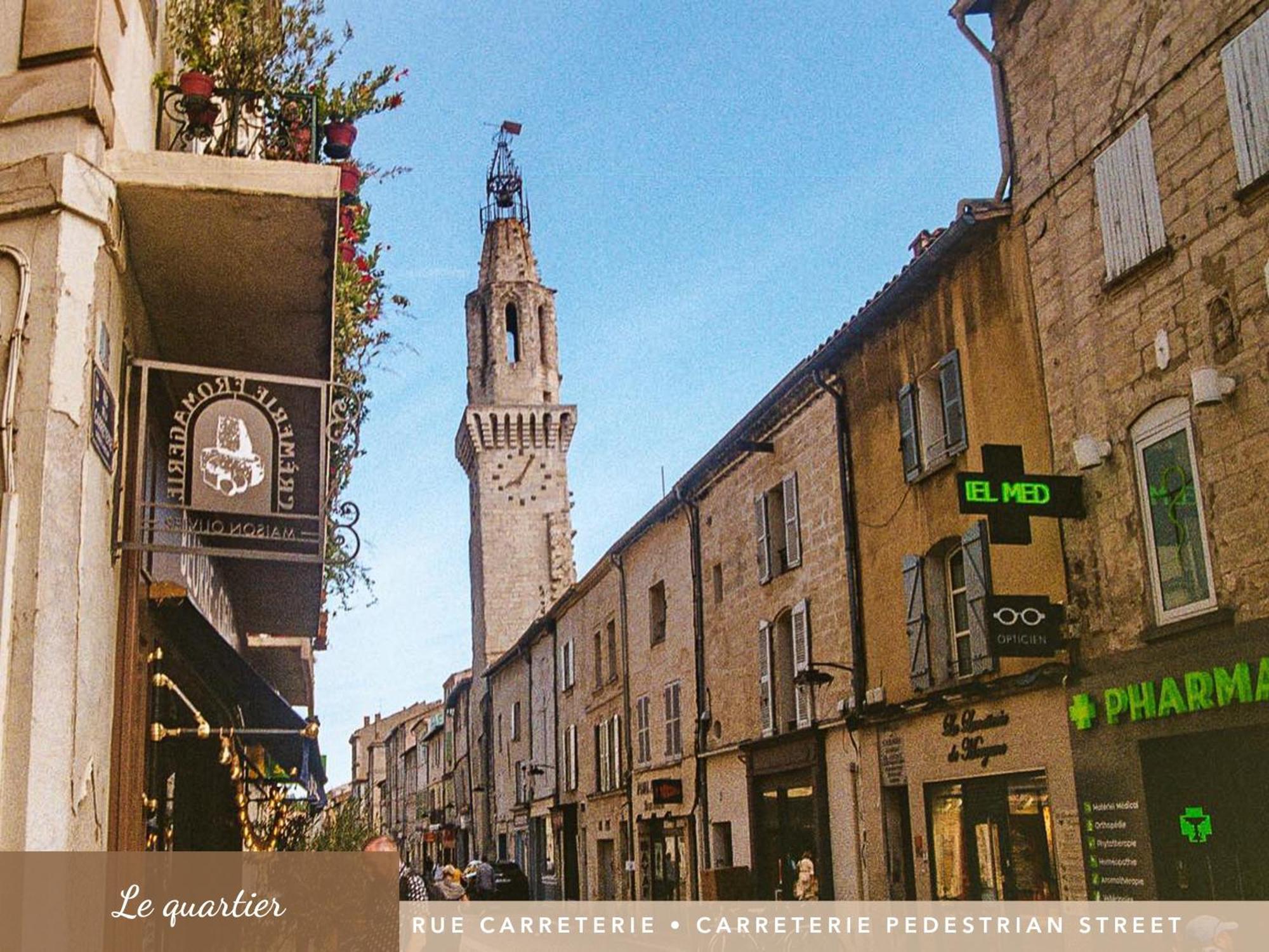 Les Appartements Du Clocher Avignon Buitenkant foto